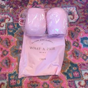 Odeme Set of Two Silicone Wine Glasses